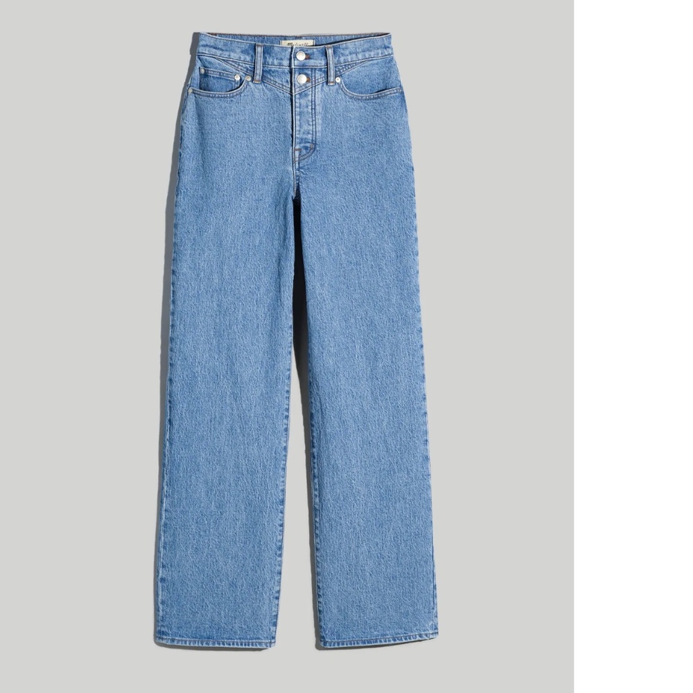 Madewell The Perfect Vintage Wide-Leg Jean in Harding Wash: Button-Fly Edition - Picture 5 of 11